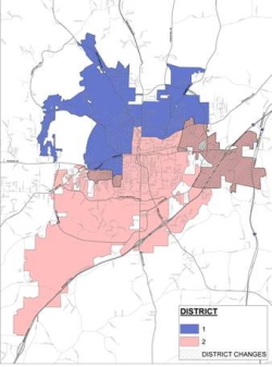 District 1 and 2 Proposed Changes